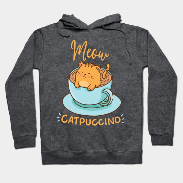 Meow Cat Catpuccino Hoodie by Nowhereman78